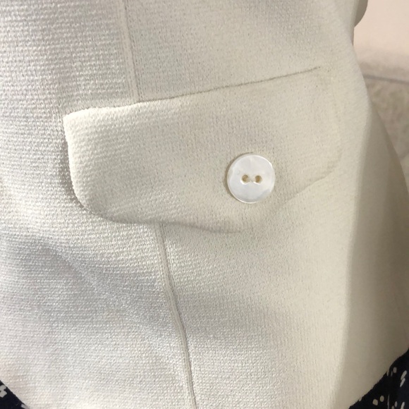 🌺🌺 DOMENICO VACCA  White Jacket Cardigan size 42 🇮🇹 - Picture 3 of 9